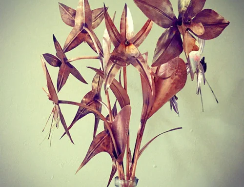Individual Copper Flowers