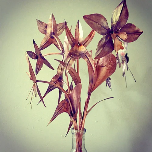 Individual Copper Flowers