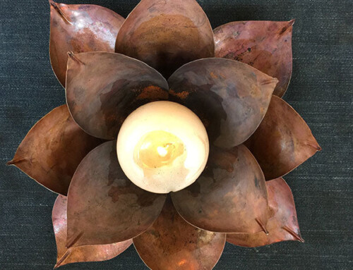 Lotus Flower Candle Holder